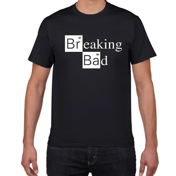 2019 nye Breaking Bad sommer T-Shirts til Mænd bomuld Hip Hop heisenberg Toppe Tee street wear stor størrelse tshirt mænd Casual T-shirt