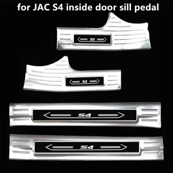 4stk/masse bil klistermærker til 2019 2020 JAC Forfine S4 tilbehør til bilen bil dør karmen pedal scuff plate dække