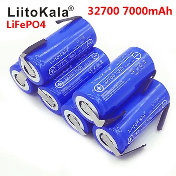 2019 LiitoKala Lii-70A 32700 lifepo4 3.2 v 7000mah 33A 55A svejse strip for skruetrækker batteri elektriske cykel, der drives+Nikkel ark