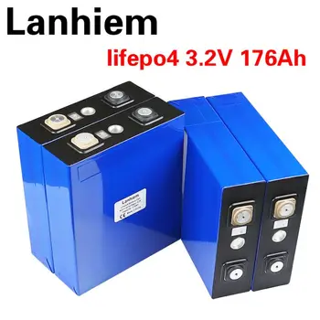4 STK 3.2 v 176ah lifepo4 ægte lithium-jern-fosfat batteri kapacitet 176ah EU AMERIKANSKE told-gratis