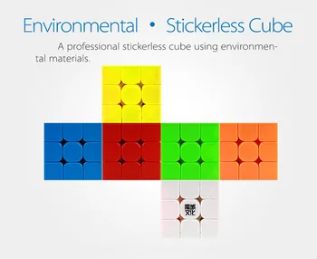 CuberSpeed MoYu WeiLong GTS3 M stickerless 3x3 Magic cube magnetiske MoYu WeiLong GTS V3 M farve 3x3x3 Hastighed terning Puslespil