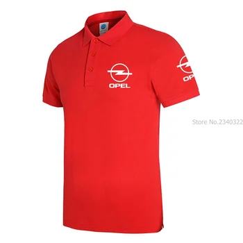 Størrelse 3xl Mænd Polo Shirt Kort Ærme Fashion Herre Opel Polo shirts, Casual Hvid Sort blå rød grå Mandlige Polo Shirt 5 Farver