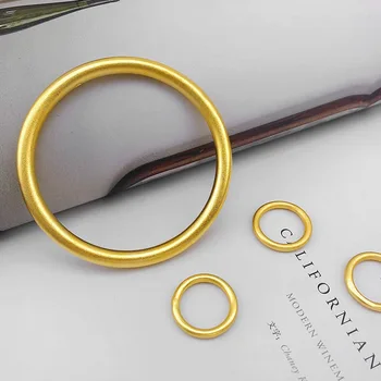 Mode koreanske 14k Guld Ring for Kvinder, Mænd, Bryllup, Engagement Smykker Par Ringe for Elskere Statement Smykker Fødselsdag Gaver