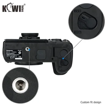 Kiwifotos Anti-Ridse Kamera Organ, Huden Dækker Protector Film Til Panasonic Lumix S1 S1R 3M Sticker Skygge Sort