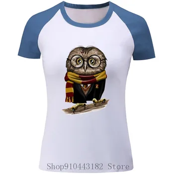 Parodi Mode Søde Harry Ugle T-Shirt Kvinder Nørd Hogwarts Top Hipster Tee Nyhed Magic Guiden T-Shirt Owly Potter-elsker Tshirt