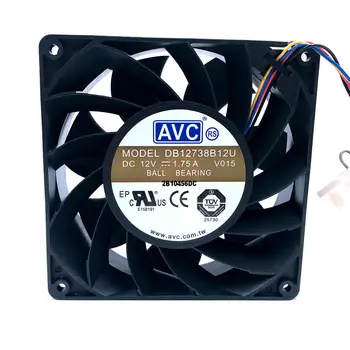 Brand Nyt For AVC DB12738B12U 12738 127*127*38mm DC 12V 1.75 høj luftmængde server miner ventilator