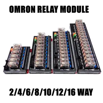 OMRON Relæ modul 2/4/6/8/10/12/16 måde Skifte PNP NPN PLC-Forstærker Forstærker 5A 16A 12V 24V DC ny, original