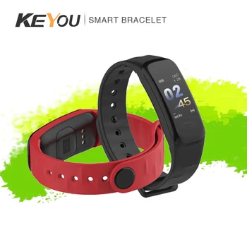 KEYOU-C1 plus smart armbånd puls, blodtryk overvåge sund armbånd trin kalorieindhold kalorieindhold fitness armbånd