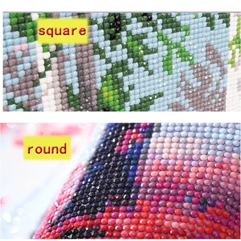 5D DIY Fuld Square/Runde Bor Diamant Maleri Cross Stitch 