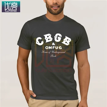 CBGB OMFUG NEW YORK HJEM AF UNDERJORDISKE T-SHIRT S-XXXL PUNK ROCK CLUB Ramone Tøj Populære T-Shirt Crewneck Bomuld t-Shirts