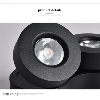 Høj kvalitet Dæmpbar Overflade Monteret LED-Downlights 20W30W COB LED Loft Lampe Spot Lys AC110-220V LED-Lampe Indendørs Belysning