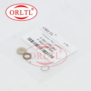 ORLTL Common Rail Diesel Injector tætningsringe F OOV C99 002 Og Sort Keramisk Kugle, F OOV C05 008 reparationssæt Til 0445110250