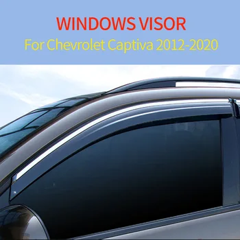 Vejret skjold Windows visir side vinden vindafviser visir windows tilbehør Til Chevrolet Captiva 2012-2020