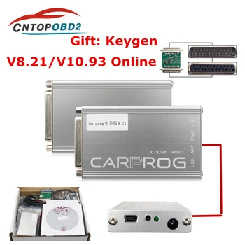 2019 Gratis Keygen Online Carprog FW V8.21 Komplet Sæt Auto Reparation Af Bil Prog 8.21 Airbag/Radio/Streg/ECU Programmør Online Version