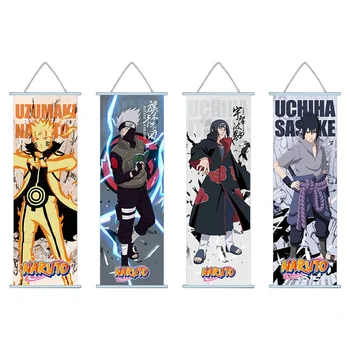 Anime Naruto Hænge På Væggen Malleri Japansk Anime Cosplay Væg Plakat Hjem Væggen Print Moderne Kunst, Indretning Plakat