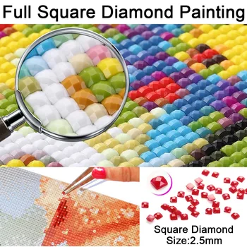 5D diy fuld pladsen diamant maleri Cross Stitch kits 3d-Diamond Broderi mosaik mønster Rainbow Hest billede med hjem indretning gave