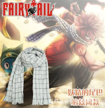 Anime Fairy Tail Natsu Dragneel Tørklæde Cosplay Kostume Sød Gave Bløde Foråret Vinteren Varmt Tørklæde Julegaver