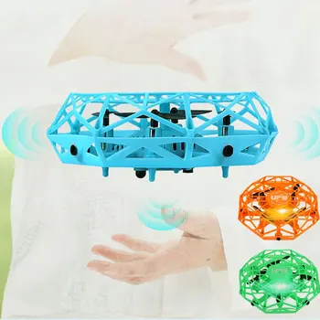 Mini Anticollision Sensor Induktion Hånd Kontrolleret Højde Hold Mode UFO Drone Inde På Radio Kontrol Kids Legetøj