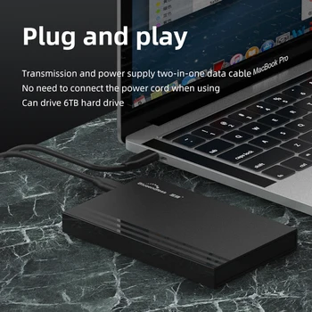 Nyt produkt HDD Kabinet Sata til USB 3.0-Op til 10Gbps Høj Hastighed Hard Drive Case til Macbook Bærbare PC Tilbehør