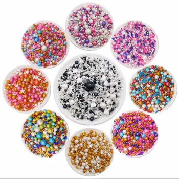 Spiselige Farverige Sukker Perler, Perle Sukker Kugler DIY Kage at Bage Brød med Farverige Bolde, Bage Kage Dekoration Materialer