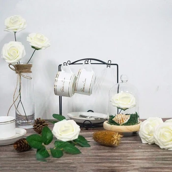 Roser, Kunstige Blomster-25 Pc ' er Stor PE Skum Steg Kunstig Blomst Hoved for DIY Bryllup Buketter Centerpieces Bridal Shower Del