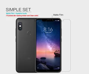 2stk/masse til Xiaomi Redmi Note 6 Pro NILLKIN Super Klar Anti-fingerprint Beskyttende Film ELLER Mat Skærm Protektor Film