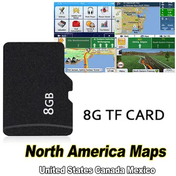 Auto-Kort, Kort, GPS Navigation, Bil Tilbehør, 8G Sort 7