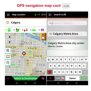Auto-Kort, Kort, GPS Navigation, Bil Tilbehør, 8G Sort 7