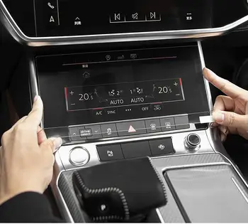 Bil GPS Navigation Touch Screen Hærdet Beskyttende Film Mærkat for Audi A6 A7 2018 2019 2020 A8 Anti-Scratch-Kontrol