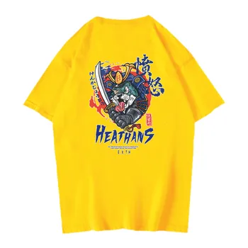 2020 bomuld T-Shirt Mænd vrede Print T-shirt Harajuku Streetwear Tshirt Bomuld kortærmet Sommer Toppe Tee Hip Hop Tilbage mønster
