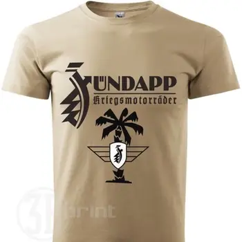 Zundapp Motorcykel Mænds Retro T-Shirt Krig Motor, Hjul Sand 2019 Mode Mans Unikke Bomuld Korte Ærmer O-Hals Army T-Shirt