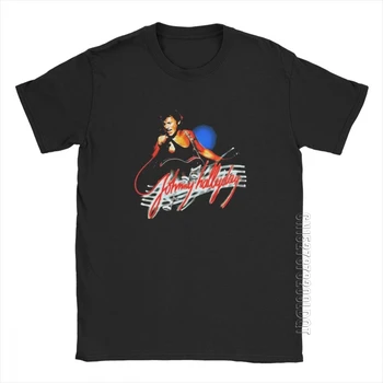 Johnny Hallyday Mænds T-Shirt Rock Musik Nyhed Bomuld Mandlige t-shirt t-Shirt O-Neck T-Shirt i Oversize Toppe Plus Størrelse