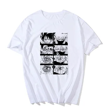 Itachi Uchiha Mand Sommer Skjorte Kortærmet O Hals Tøj Naruto Print Harajuku Animationsfilm Casual Streetwear Mode Top Tshirt