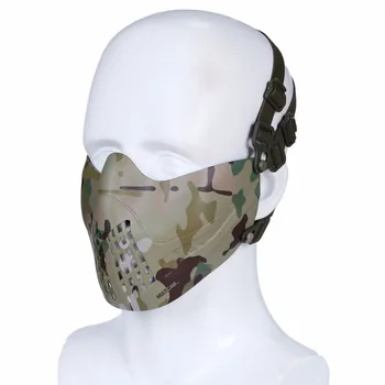 WoSporT Taktiske Paintball Maske Airsoft Mesh ansigtsskærm Masker til Jagt Skydning CS Militær Pilot Paintball Beskyttende