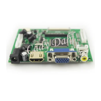 HDMI VGA 2AV LVDS Controller Board + 40 Pins Lvds Kabel Kits til B156HW01 - V1/V2 B156HW03 - V0 1920x1080 2ch 6 bit LCD-Skærm