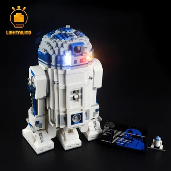 LIGHTAILING LED Lys Kit Til Star wars-Serie R2-D2 Robot Belysning, der er Kompatibelt Med 10225 (IKKE Omfatter Model)