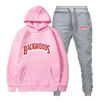 Fashion brand Backwoods sport hoodie mænds jakkesæt fleece hætte, varm, sportstøj hætteklædte træningsdragt mænds sportstøj