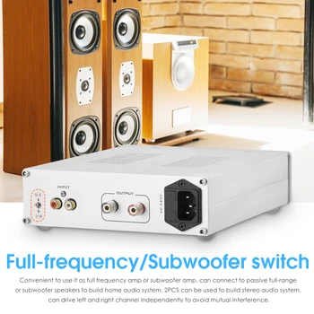 Nobsound HiFi 600W Mono-Subwoofer / Fuld-Frekvens Effekt Forstærker Digital Audio Forstærker til hjemmebiograf-Systemer