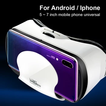 VR Briller Smart Headset Hjertet Diffraktion Briller Kasse Til VRG PRO Mobiltelefon, der er Dedikeret 3D-Spil Justerbart Blåt Lys, hvid