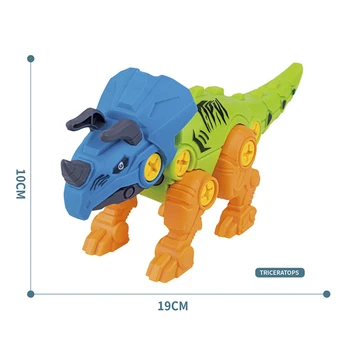 DIY Elektrisk Boremaskine, Demontering, Montering Dinosaur Legetøj Sæt Skruen for At Samle byggesten Dreng Pædagogiske Model Legetøj Til Børn