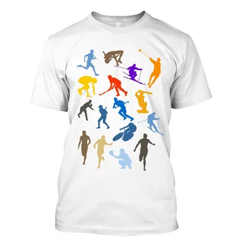 SPORT jeg Elsker Olimpics College Univertsity SJOVE T-Shirt t-Shirts discout hot nye mode t-shirt, top gratis fragt 2018 officia