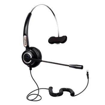 Call center-Headset med Mikrofon kontor telefon for AVAYA 2401 2402 2420 AVAYA 4601 4602 4610 4620 4621 Nortel