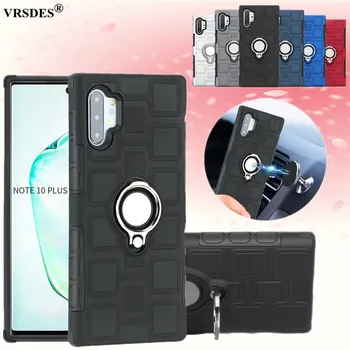 Ring Armor Case Til Samsung Galaxy Note 10+ 5G S10E S10 S9 S8 Plus Note 10 9 8 A9 A8 A7 J4 J6 Plus J7 J8 J3 2018 A9s Hårdt Cover