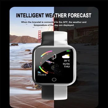 Nye I5 Smart Ur 2020 Blodtryk puls Smart Armbånd Sport Smartwatch Se Android iOS