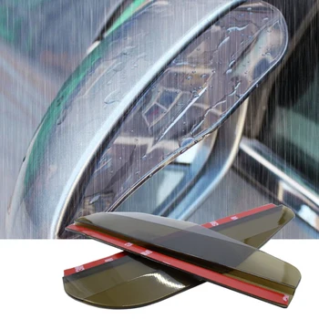 2x Fleksibel PVC bakspejlet Regn Skygge Car Rear View Mirror, Regn Øjenbryn Til Volkswagen Golf 5 6 7 PASSAT B5 B6 B7 B8 Tiguan