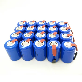 NI-CD 1,2 V 2200mAh 4/5 SubC Sub 4/5SC Genopladeligt Batteri med Fanen Toy Bil Batteria 20 Stykker i prisen