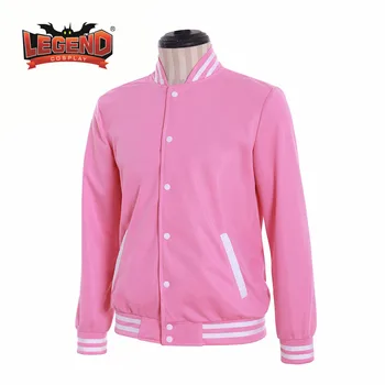 Steven Univers Kvarts cosplay Mænd Baseball uniform Pels Unisex T-Shirt Pink Jakke Tee Top steven univers pink jakke-Kostume