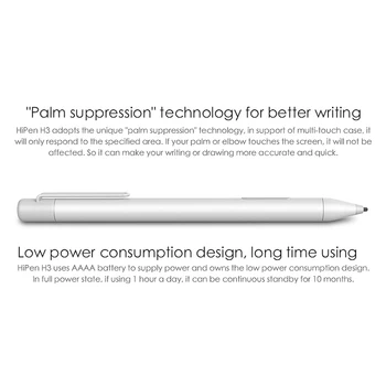For H3 Tablet Tryk på Pen Stylus Pen / Håndskrift Pen til CHUWI MiniBook 8 Tommer Tablet PC
