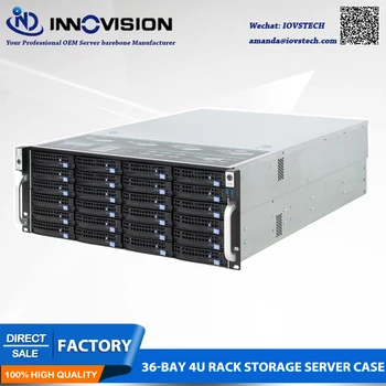 Stabil store lager 36bays 4u hotswap rack NVR NAS server chassis med 36bays 12GB Mini HD backplane