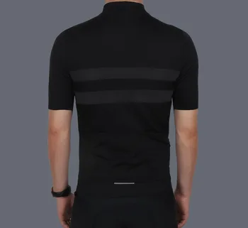 SPEXCEL Nye sæson Pendling design fuld sort Reflekterende Trøje Korte ærmer medium vægt for alle lang tid at ride